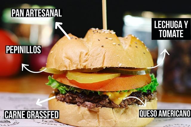 Hamburguesa Clásica A Dos Manos